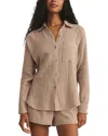 Z Supply The Perfect Airy Top In Brown