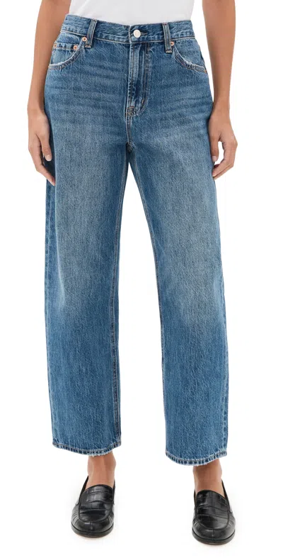 Z Supply Time Off Duty Bowed Ankle Jeans Breakpoint In Blue