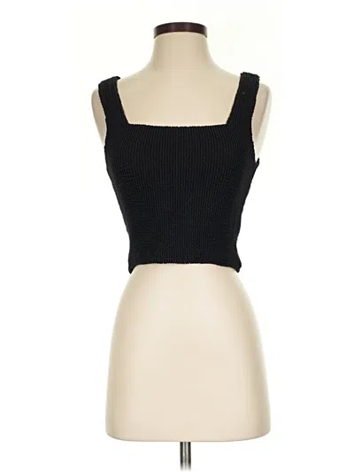 Pre-owned Z Supply Tube Top Black Strapless Neckline Tops
