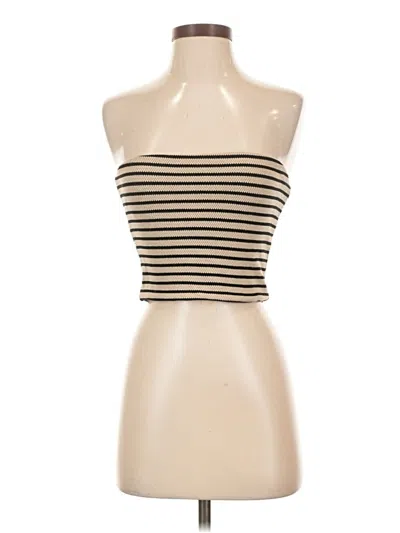 Pre-owned Z Supply Tube Top Ivory Strapless Neckline Tops