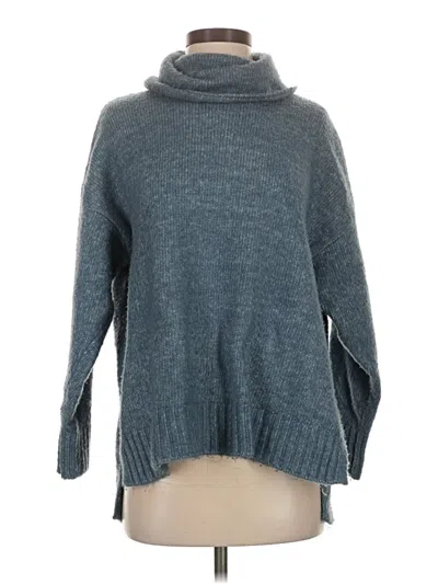 Pre-owned Z Supply Turtleneck Sweater In Blue