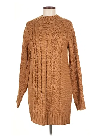 Pre-owned Z Supply Turtleneck Sweater In Brown
