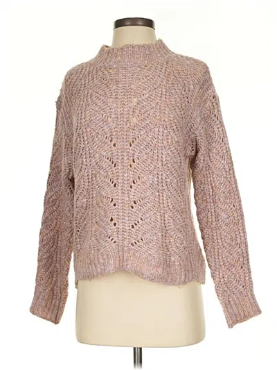 Pre-owned Z Supply Turtleneck Sweater In Brown