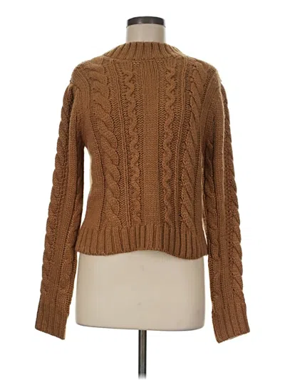 Pre-owned Z Supply Turtleneck Sweater In Brown