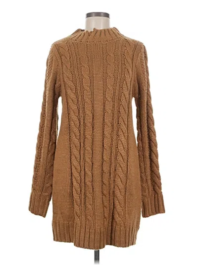 Pre-owned Z Supply Turtleneck Sweater In Brown