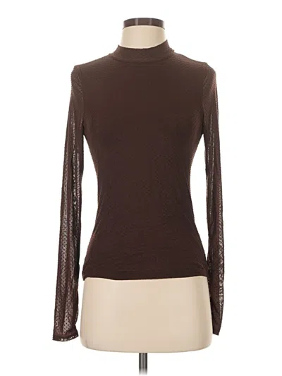 Pre-owned Z Supply Turtleneck Sweater In Brown
