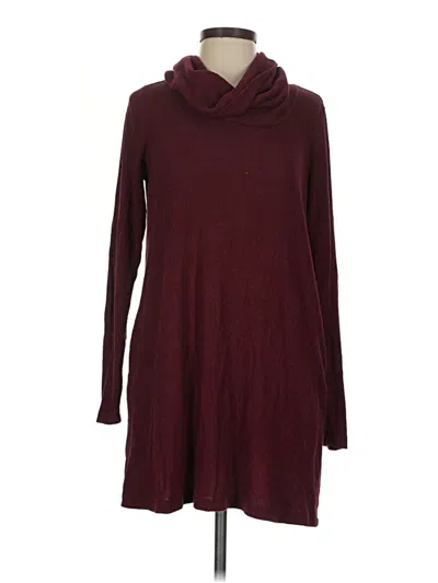 Pre-owned Z Supply Turtleneck Sweater In Burgundy