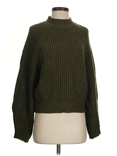 Pre-owned Z Supply Turtleneck Sweater In Green