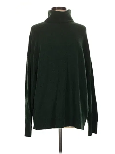 Pre-owned Z Supply Turtleneck Sweater In Green
