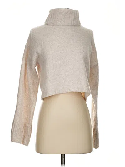 Pre-owned Z Supply Turtleneck Sweater In Tan