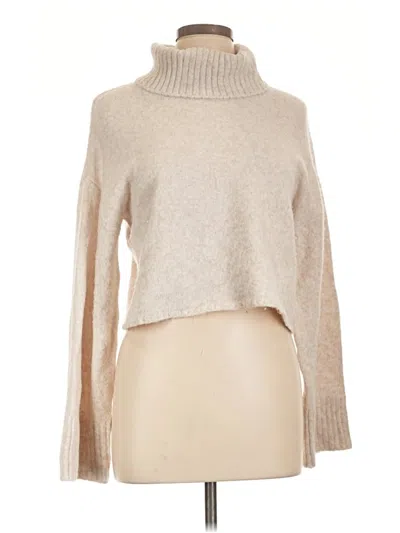 Pre-owned Z Supply Turtleneck Sweater In Tan