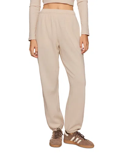 Z Supply Uptown Cotton Blend Joggers In Neutral