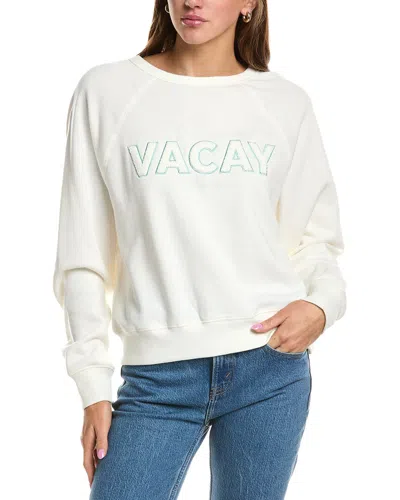 Z Supply Vacay Sweatshirt In White