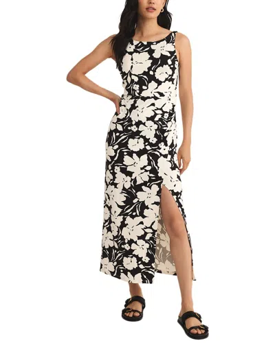 Z Supply Valencia La Plage Midi Dress In Black