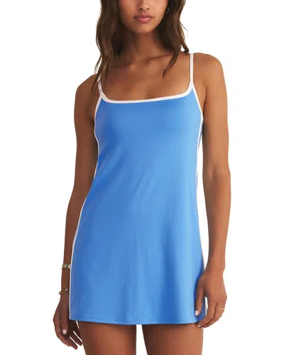 Z Supply Varsity Dress In Blue