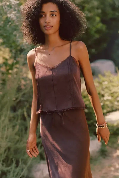 Z Supply Viva Tank Top In Brown