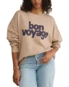 Z Supply Voyage Sunday Sweatshirt In Brown