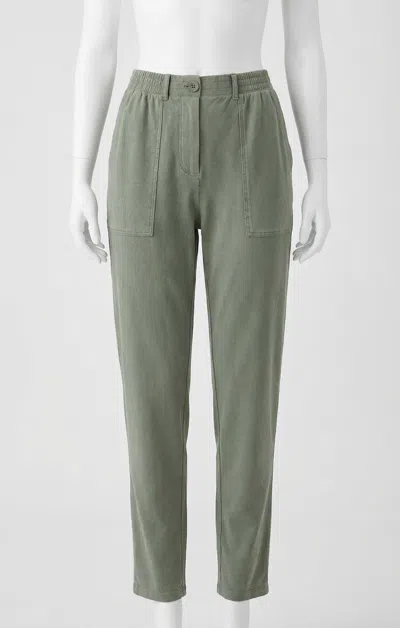 Z Supply Walker Knit Pant In Evergreen In Multi