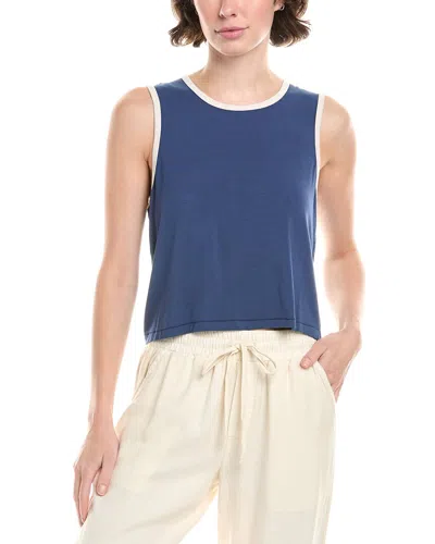 Z Supply Warmer Days Ringer Tank In Blue