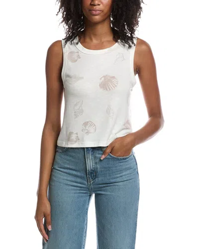 Z Supply Warmer Days Shell Tank In Vanilla Ice In White