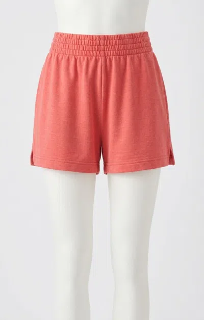 Z Supply Weekender Shorts In Persimmon In Pink