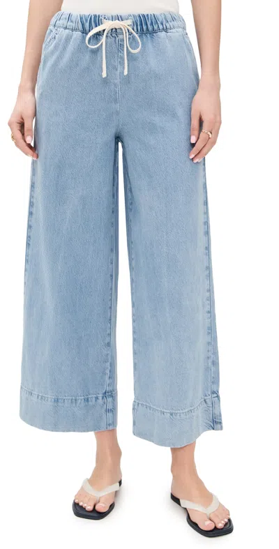 Z Supply Weston Jeans Light Vintage Indigo In Blue
