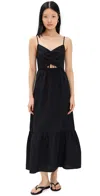 Z Supply Winslet Maxi Dress Black In Black