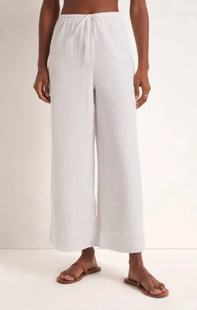 Z Supply Women's Barbados Gauze Pants In White