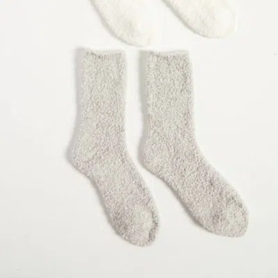 Z Supply Women's Cozy Plush Socks In Gray