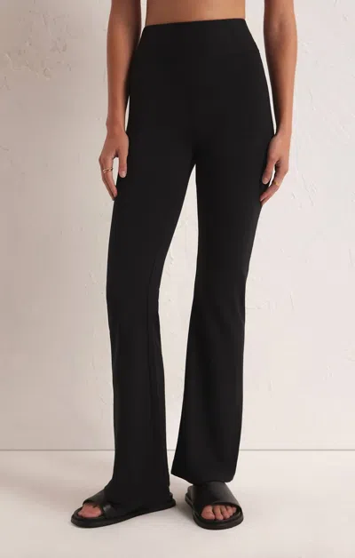 Z Supply Women's Everyday Modal Flare Pant In Black
