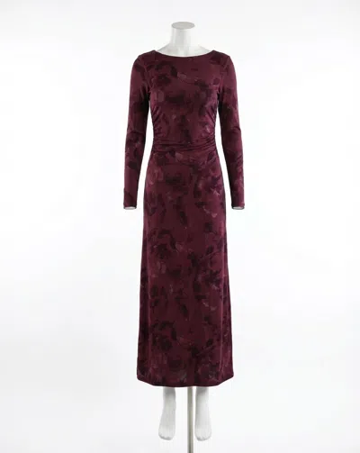 Z Supply Women's Marine Street Bed Of Roses Maxi Dress In Multi In Burgundy