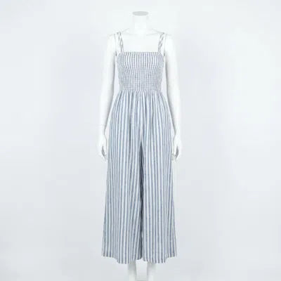 Z Supply Women's Nadine Striped Midi Dress In Boathouse In Blue