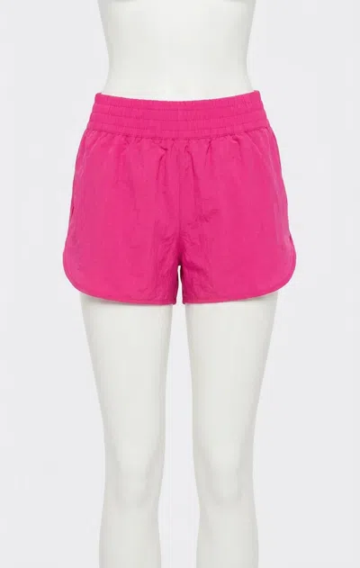 Z Supply Women's Sprinter Running Shorts In Fucshia In Pink
