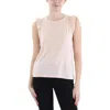 Z Supply Womens Flutter Crewneck Tank Top In Beige