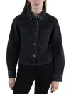 Z SUPPLY WOMENS SHORT CASUAL DENIM JACKET