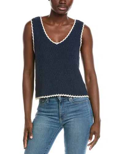 Z Supply Yessenia Whipstitch Tank In Blue