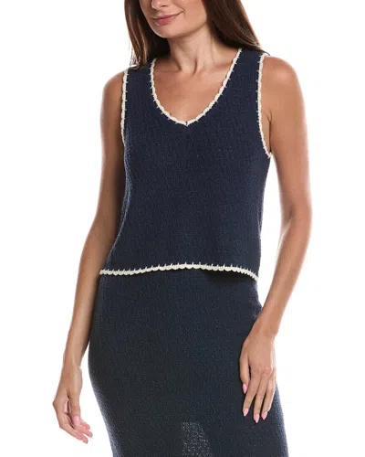 Z Supply Yessenia Whipstitch Tank Top In Blue