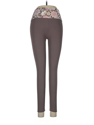Pre-owned Z Supply Yoga Pants In Brown