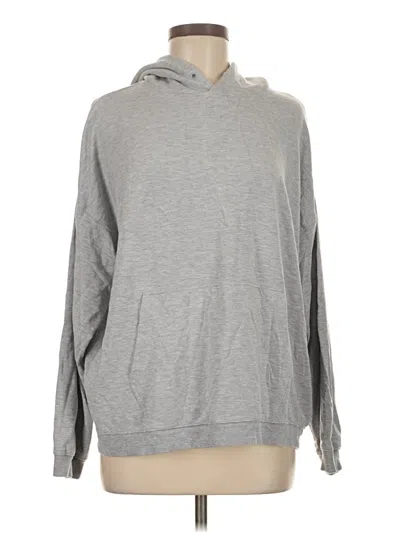Pre-owned Z Supply Zip Up Hoodie In Gray