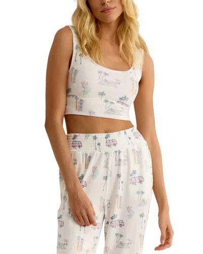 Z Supply Zoe Staycation Tank Bra In White