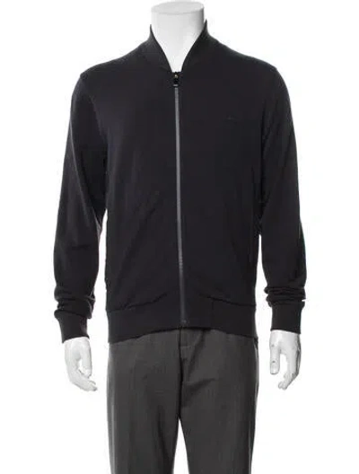 Pre-owned Z Zegna Bomber Jacket In Blue