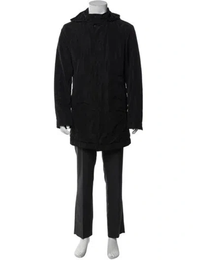 Pre-owned Z Zegna City Parka In Black