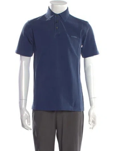 Pre-owned Z Zegna Collar In Blue