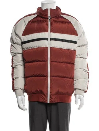 Pre-owned Z Zegna Colorblock Pattern Bomber Jacket In Multi