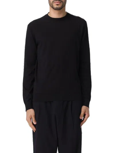 Z Zegna Crewneck Knitted Jumper In Black