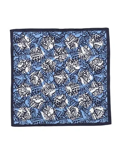 Z Zegna Man Scarf Azure Size - Silk In Blue