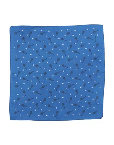 Z ZEGNA Z ZEGNA MAN SCARF BLUE SIZE - SILK