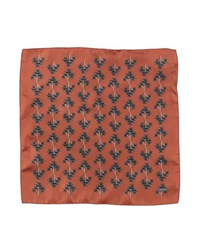Z Zegna Man Scarf Brown Size - Silk