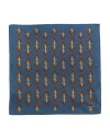 Z Zegna Man Scarf Navy Blue Size - Silk