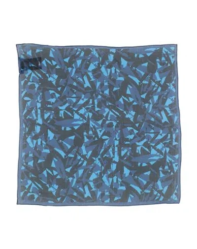 Z Zegna Man Ties & Bow Ties Blue Size - Ramie